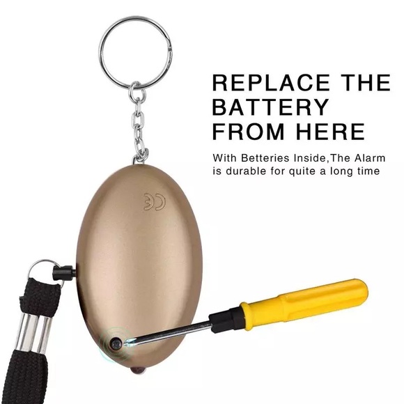 Personal safety security alarm with flashlight - Picture 5 of 7